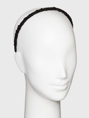 Sugarfix By Baublebar Mixed Media Headband Set - Black