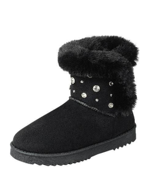 Annie12k Black Kids Boot