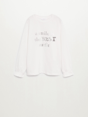 Message Cotton T-shirt