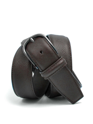 Anderson's Classic Brown Stitched Nappa Belt