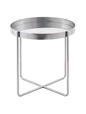 Gaultier Side Table, Silver