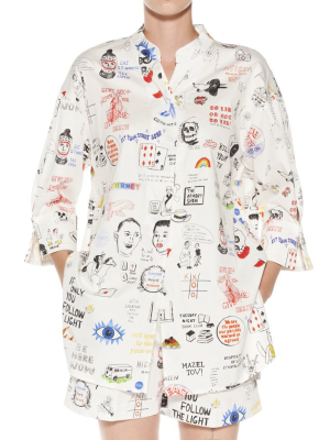 Marlene's Graffiti Painters Smock Shirt