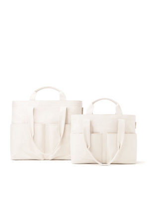 Dagne Dover Large Vida Organic Cotton Tote - Natural