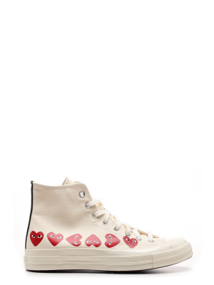 Comme Des Garçons Play X Converse Chuck Taylor Heart 1970s Sneakers