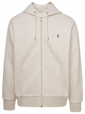 Polo Ralph Lauren Logo Embroidered Zipped Hoodie