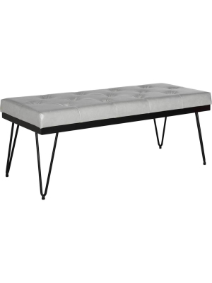 Maxim Bench Gray/black