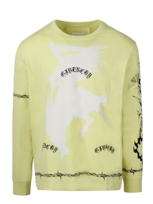 Givenchy Graphic Printed Long-sleeved T-shirt