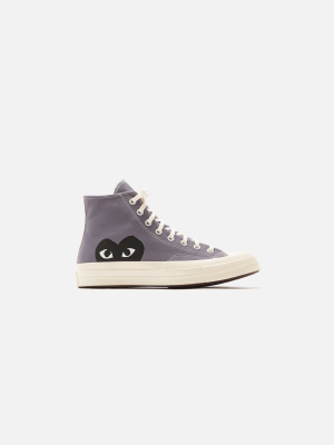 Cdg Pocket X Converse Chuck 70 High - Steel Gray