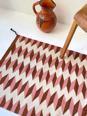 Pre-order: Teo Rug In Umber/pink