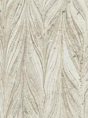 Ebru Marble Wallpaper In Warm Neutral From The Natural Opalescence Collection By Antonina Vella For York Wallcoverings