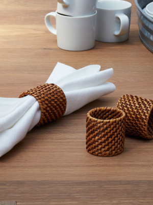 Artesia Honey Rattan Napkin Ring