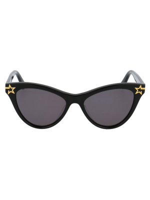 Stella Mccartney Eyewear Star-stud Cat-eye Frame Sunglasses