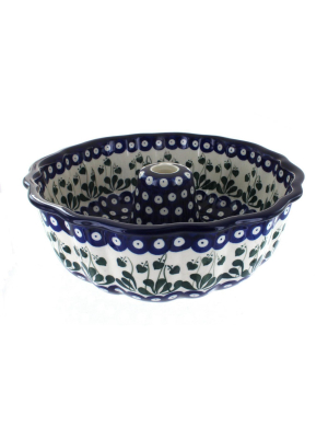 Blue Rose Polish Pottery Alyce Bundt Pan