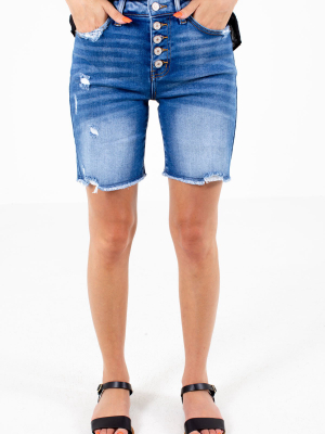 Catch Me Downtown Kancan Shorts - Blue