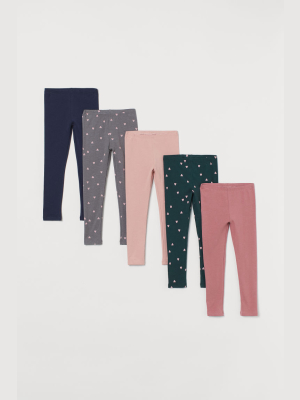 5-pack Jersey Leggings