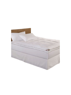 100% Cotton Fiber Mattress Pad White - Kathy Ireland