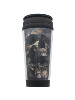 Just Funky Skull 16oz Travel Mug W/ Lid