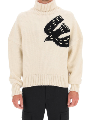 Alexander Mcqueen Turtle Neck Knit Pullover