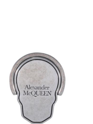 Alexander Mcqueen Logo Engraved Phone Ring Holder