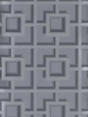 Sample Camporosso Wallpaper In Dark Gray From The Manarola Collection By Osborne & Little