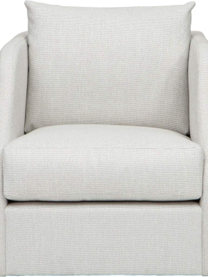 Cora Swivel Chair, Callaloo Cotton