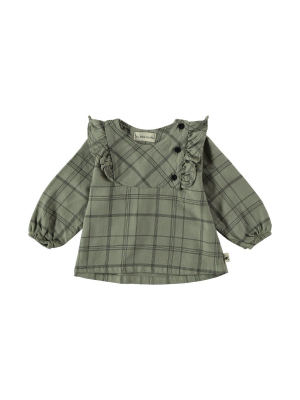 Tartan Baby Blouse