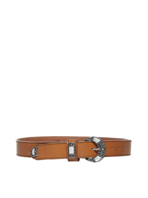 Etro Half Moon Buckle Belt