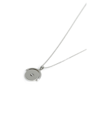 Silver Spinner Necklace*