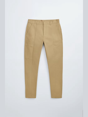 Textured Cargo Pants