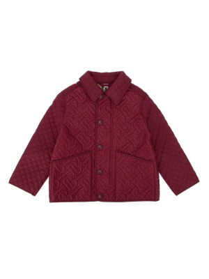 Burberry Kids Monogram Quilted Jacket