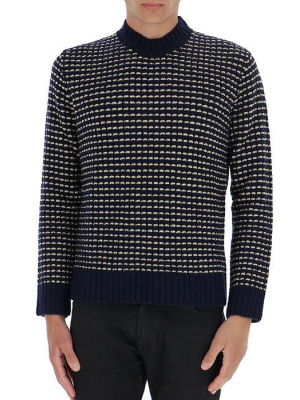 Marni Checked Crewneck Jumper