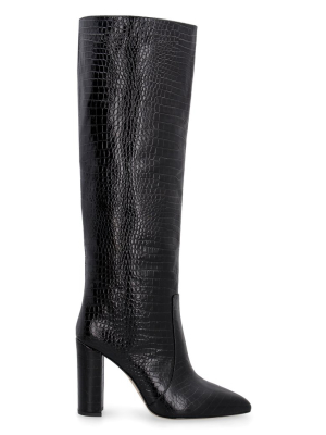 Paris Texas Embossed Knee-high Boots