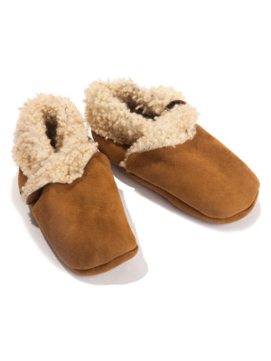 Lambskin Booties · Natural