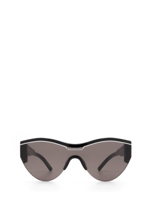 Balenciaga Eyewear Logo Bike Sunglasses