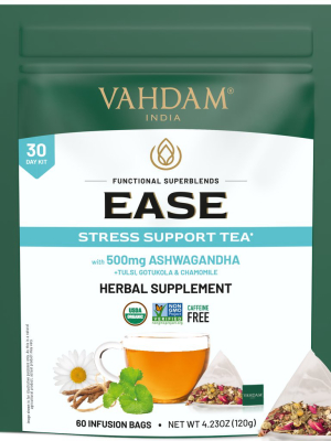 Ease - Stress Support Tea | 30 Day Kit