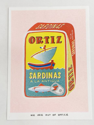 Sardines Risograph