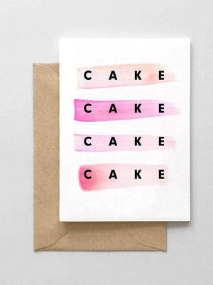 Cake Cake Cake Cake Card