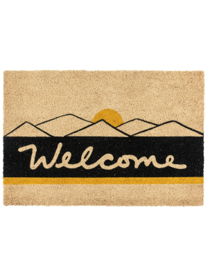 Desert Welcome Doormat By Bd Home