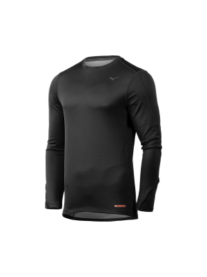 Mizuno Men's Breath Thermo Base Layer Long Sleeve Running Shirt