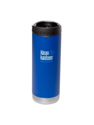 Klean Kanteen 16oz Tkwide Drinkware With Cafe Cap