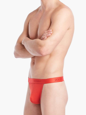 Essential Cotton Y-back Thong 3-pack