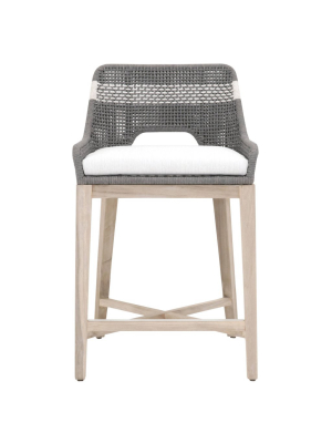 Blu Home Tapestry Outdoor Bar And Counter Stool - Dove