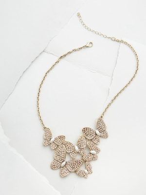 Elegant Butterfly Statement Necklace