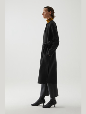 Belted Wool-cashmere Coat