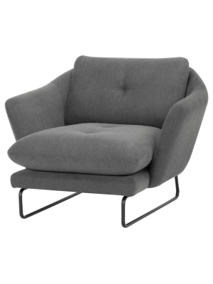 Nuevo Frankie Single Seat Sofa - Graphite