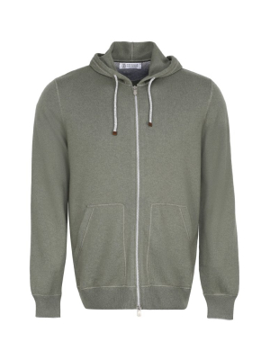 Brunello Cucinelli Knit Drawstring Hoodie