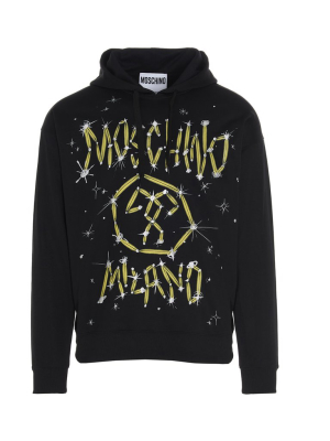 Moschino Graphic Logo Print Hoodie