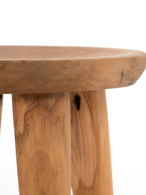 Zuri Round Outdoor End Table