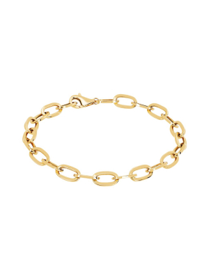 Jumbo Link Bracelet - Yellow Gold