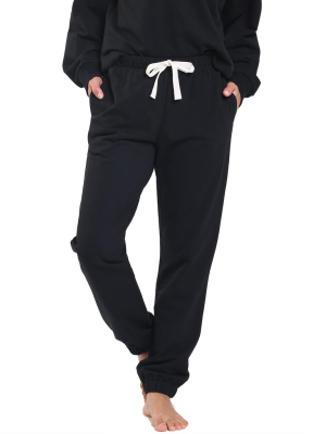 Comfy Dreamer Organic Trackpants In Black
